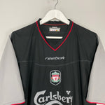 Shop 2002/04 LIVERPOOL HESKEY #8 AWAY SHIRT (XL) REEBOK, classic football shirts, vintage football shirts & retro soccer jerseys at Cult Kits