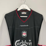 Shop 2002/04 LIVERPOOL HESKEY #8 AWAY SHIRT (XL) REEBOK, classic football shirts, vintage football shirts & retro soccer jerseys at Cult Kits