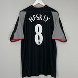 Shop 2002/04 LIVERPOOL HESKEY #8 AWAY SHIRT (XL) REEBOK, classic football shirts, vintage football shirts & retro soccer jerseys at Cult Kits