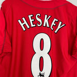 2002/04 LIVERPOOL HESKEY 8 HOME SHIRT (L) REEBOK - Cult Kits - Large - Buy Vintage Football Shirts, Authentic Retro Football Shirts For Sale, Classic Football Shirts & Soccer Jersey