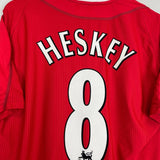 2002/04 LIVERPOOL HESKEY 8 HOME SHIRT (L) REEBOK - Cult Kits - Large - Buy Vintage Football Shirts, Authentic Retro Football Shirts For Sale, Classic Football Shirts & Soccer Jersey
