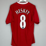 2002/04 LIVERPOOL HESKEY 8 HOME SHIRT (L) REEBOK - Cult Kits - Large - Buy Vintage Football Shirts, Authentic Retro Football Shirts For Sale, Classic Football Shirts & Soccer Jersey