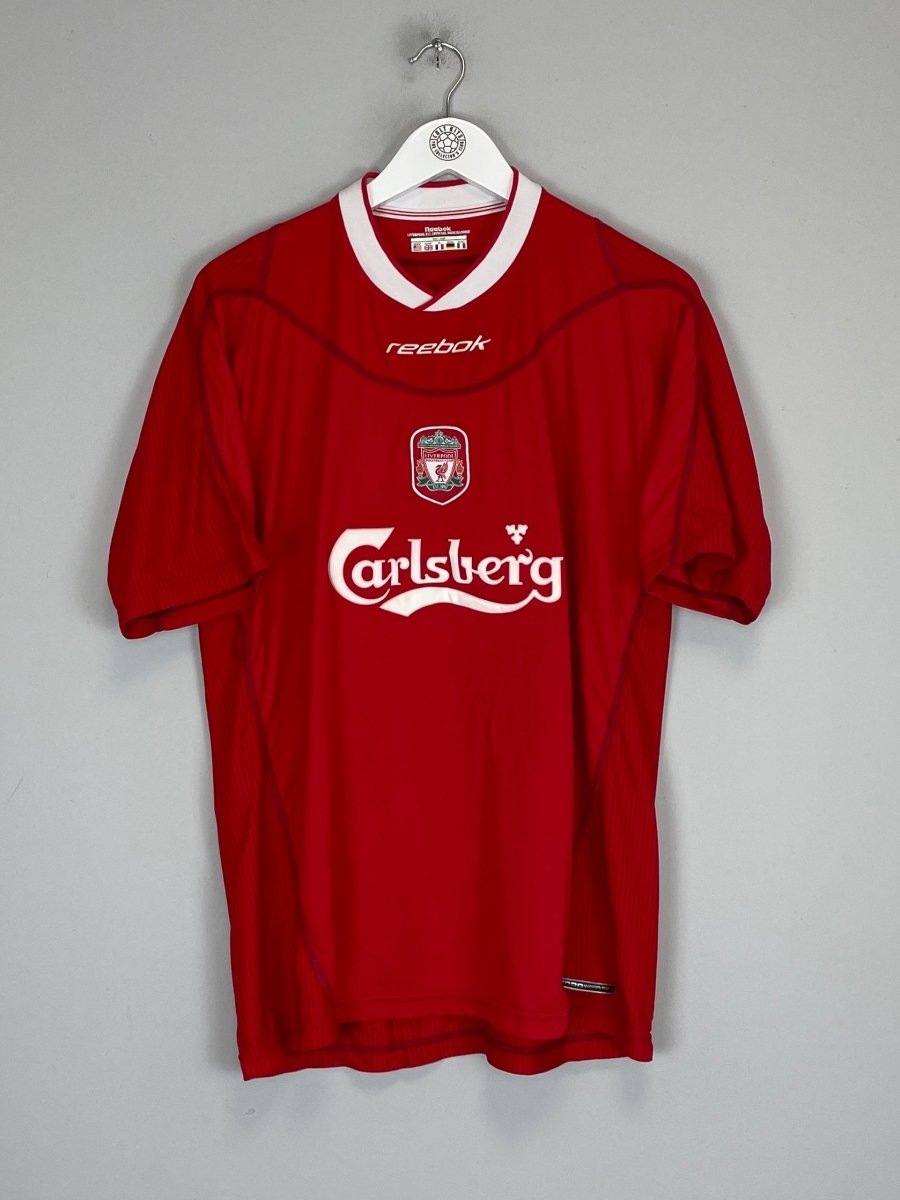 2002/04 LIVERPOOL HESKEY 8 HOME SHIRT (L) REEBOK - Cult Kits - Large - Buy Vintage Football Shirts, Authentic Retro Football Shirts For Sale, Classic Football Shirts & Soccer Jersey