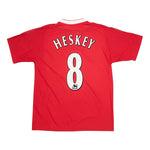 Buy 2002/04 Liverpool Heskey 8 *Signed* Worthington Cup Home Shirt (L) Reebok ~ Free worldwide shipping ~ Authentic Vintage Football Shirts from Cult Kits