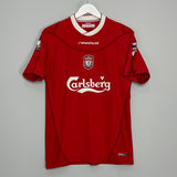 Shop 2002/04 LIVERPOOL OWEN #10 HOME SHIRT (S) REEBOK, classic football shirts, vintage football shirts & retro soccer jerseys at Cult Kits