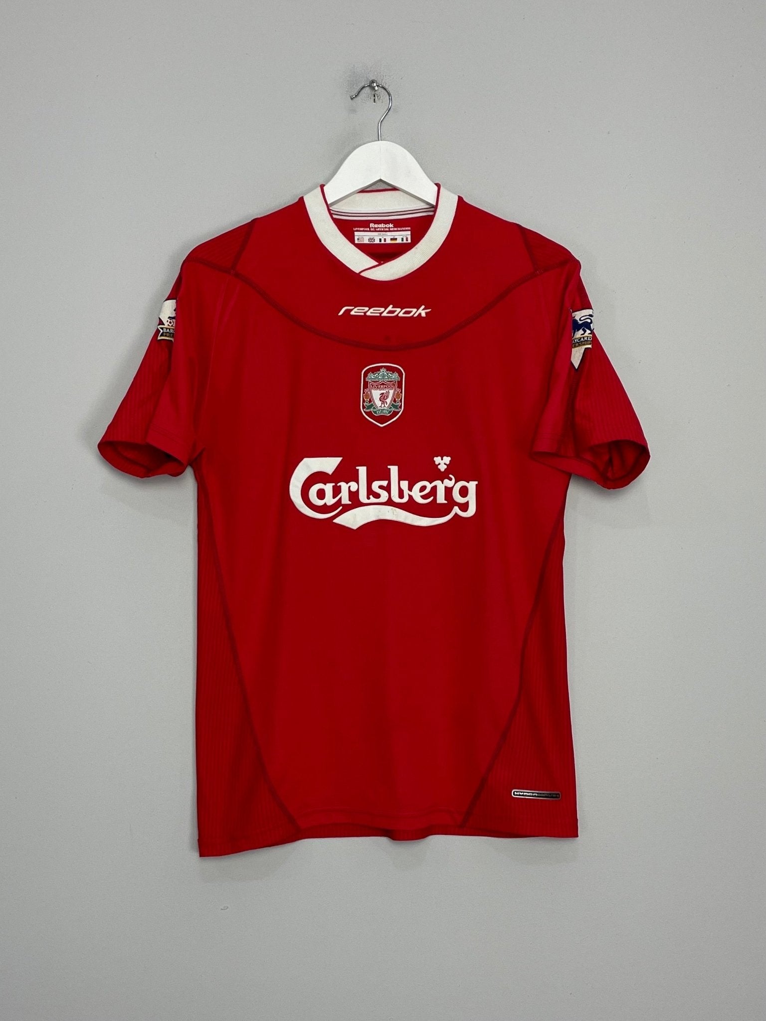 Shop 2002/04 LIVERPOOL OWEN #10 HOME SHIRT (S) REEBOK, classic football shirts, vintage football shirts & retro soccer jerseys at Cult Kits