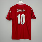 Shop 2002/04 LIVERPOOL OWEN #10 HOME SHIRT (S) REEBOK, classic football shirts, vintage football shirts & retro soccer jerseys at Cult Kits