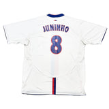 Buy 2002/04 Lyon Juninho 8 Home Shirt (XXL) Umbro ~ Free worldwide shipping ~ Authentic Vintage Football Shirts from Cult Kits