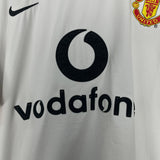 Shop 2002/04 MANCHESTER UNITED AWAY SHIRT (L) NIKE, classic football shirts, vintage football shirts & retro soccer jerseys at Cult Kits