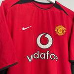 Shop 2002/04 MANCHESTER UNITED BECKHAM #7 HOME SHIRT (L) NIKE, classic football shirts, vintage football shirts & retro soccer jerseys at Cult Kits