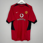 Shop 2002/04 MANCHESTER UNITED BECKHAM #7 HOME SHIRT (L) NIKE, classic football shirts, vintage football shirts & retro soccer jerseys at Cult Kits