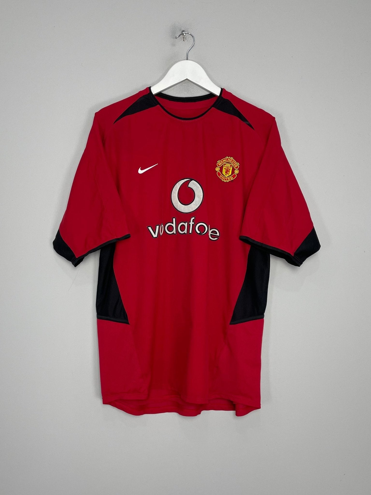 Shop 2002/04 MANCHESTER UNITED BECKHAM #7 HOME SHIRT (L) NIKE, classic football shirts, vintage football shirts & retro soccer jerseys at Cult Kits