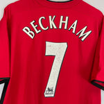 2002/04 MANCHESTER UNITED BECKHAM 7 HOME SHIRT (L) NIKE - Cult Kits - Large - Buy Vintage Football Shirts, Authentic Retro Football Shirts For Sale, Classic Football Shirts & Soccer Jersey