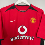 Shop 2002/04 MANCHESTER UNITED BECKHAM #7 HOME SHIRT (M) NIKE, classic football shirts, vintage football shirts & retro soccer jerseys at Cult Kits