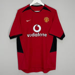 Shop 2002/04 MANCHESTER UNITED BECKHAM #7 HOME SHIRT (M) NIKE, classic football shirts, vintage football shirts & retro soccer jerseys at Cult Kits