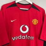 Shop 2002/04 MANCHESTER UNITED BECKHAM #7 HOME SHIRT (XL) NIKE, classic football shirts, vintage football shirts & retro soccer jerseys at Cult Kits