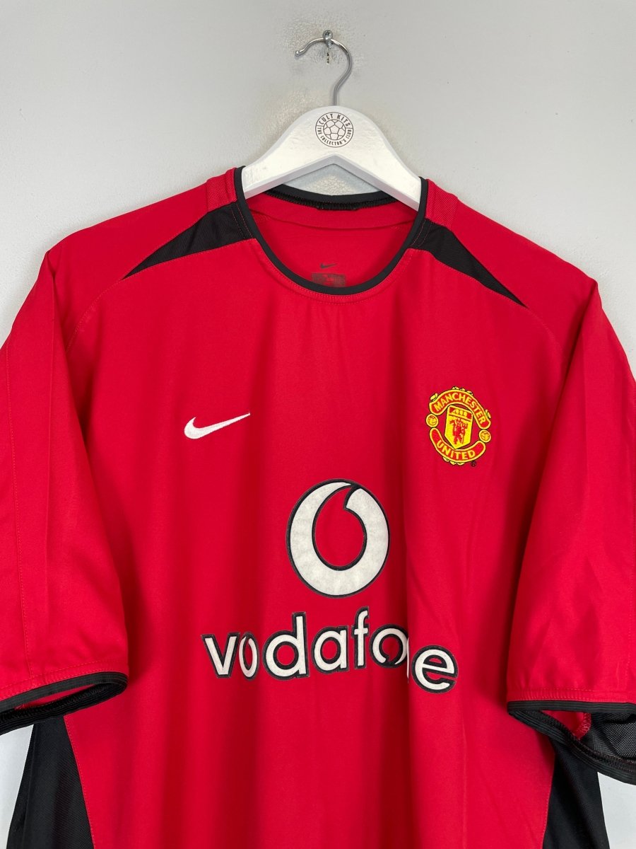 2002/04 MANCHESTER UNITED BECKHAM 7 HOME SHIRT (XL) NIKE - Cult Kits - XL - Buy Vintage Football Shirts, Authentic Retro Football Shirts For Sale, Classic Football Shirts & Soccer Jersey