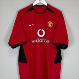 2002/04 MANCHESTER UNITED BECKHAM 7 HOME SHIRT (XL) NIKE - Cult Kits - XL - Buy Vintage Football Shirts, Authentic Retro Football Shirts For Sale, Classic Football Shirts & Soccer Jersey