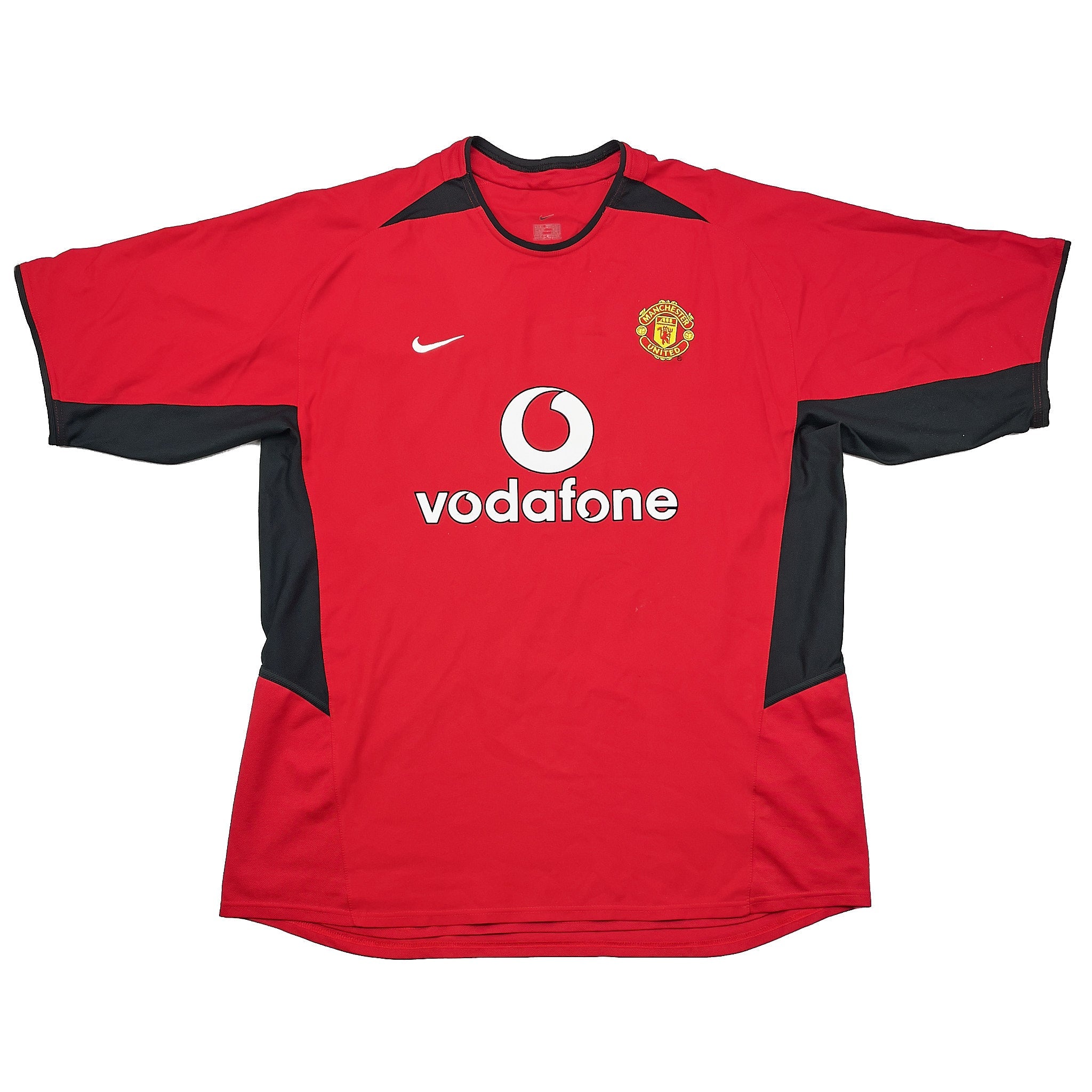 Buy 2002/04 MANCHESTER UNITED BECKHAM 7 HOME SHIRT (XL) NIKE ~ Free worldwide shipping available ~ Authentic Vintage Football Shirts from Cult Kits