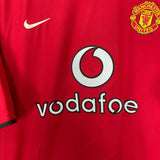 Shop 2002/04 MANCHESTER UNITED BECKHAM #7 HOME SHIRT (XL) NIKE, classic football shirts, vintage football shirts & retro soccer jerseys at Cult Kits