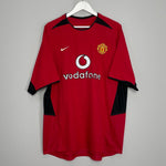Shop 2002/04 MANCHESTER UNITED BECKHAM #7 HOME SHIRT (XL) NIKE, classic football shirts, vintage football shirts & retro soccer jerseys at Cult Kits