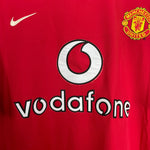 Shop 2002/04 MANCHESTER UNITED BECKHAM #7 HOME SHIRT (XL) NIKE, classic football shirts, vintage football shirts & retro soccer jerseys at Cult Kits