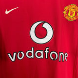 Shop 2002/04 MANCHESTER UNITED BECKHAM #7 HOME SHIRT (XL) NIKE, classic football shirts, vintage football shirts & retro soccer jerseys at Cult Kits