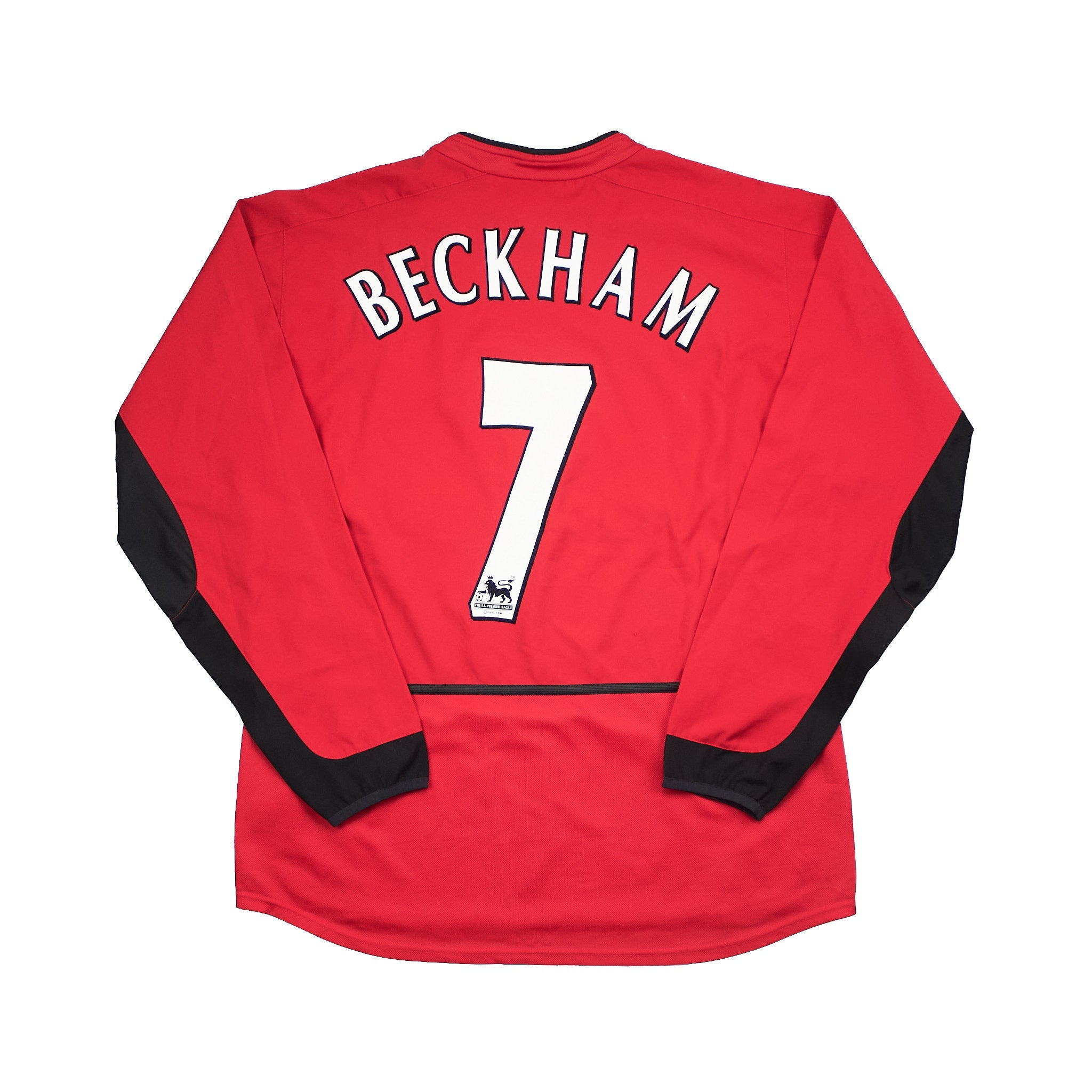 Nike Manchester United Beckham 7 Lサイズ 2002/04 Manchester United Beckham #7 L/S Home Shirt (L) Nike