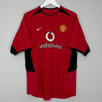 Shop 2002/04 MANCHESTER UNITED FERDINAND #6 HOME SHIRT (L) NIKE, classic football shirts, vintage football shirts & retro soccer jerseys at Cult Kits