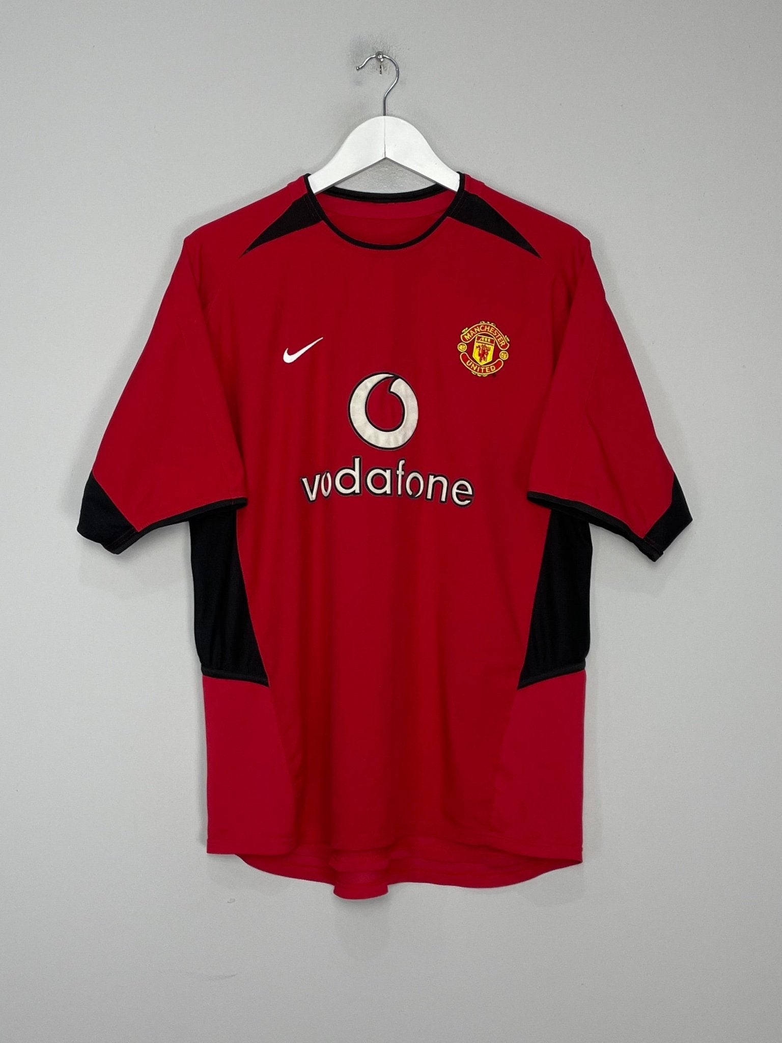 Shop 2002/04 MANCHESTER UNITED FERDINAND #6 HOME SHIRT (L) NIKE, classic football shirts, vintage football shirts & retro soccer jerseys at Cult Kits