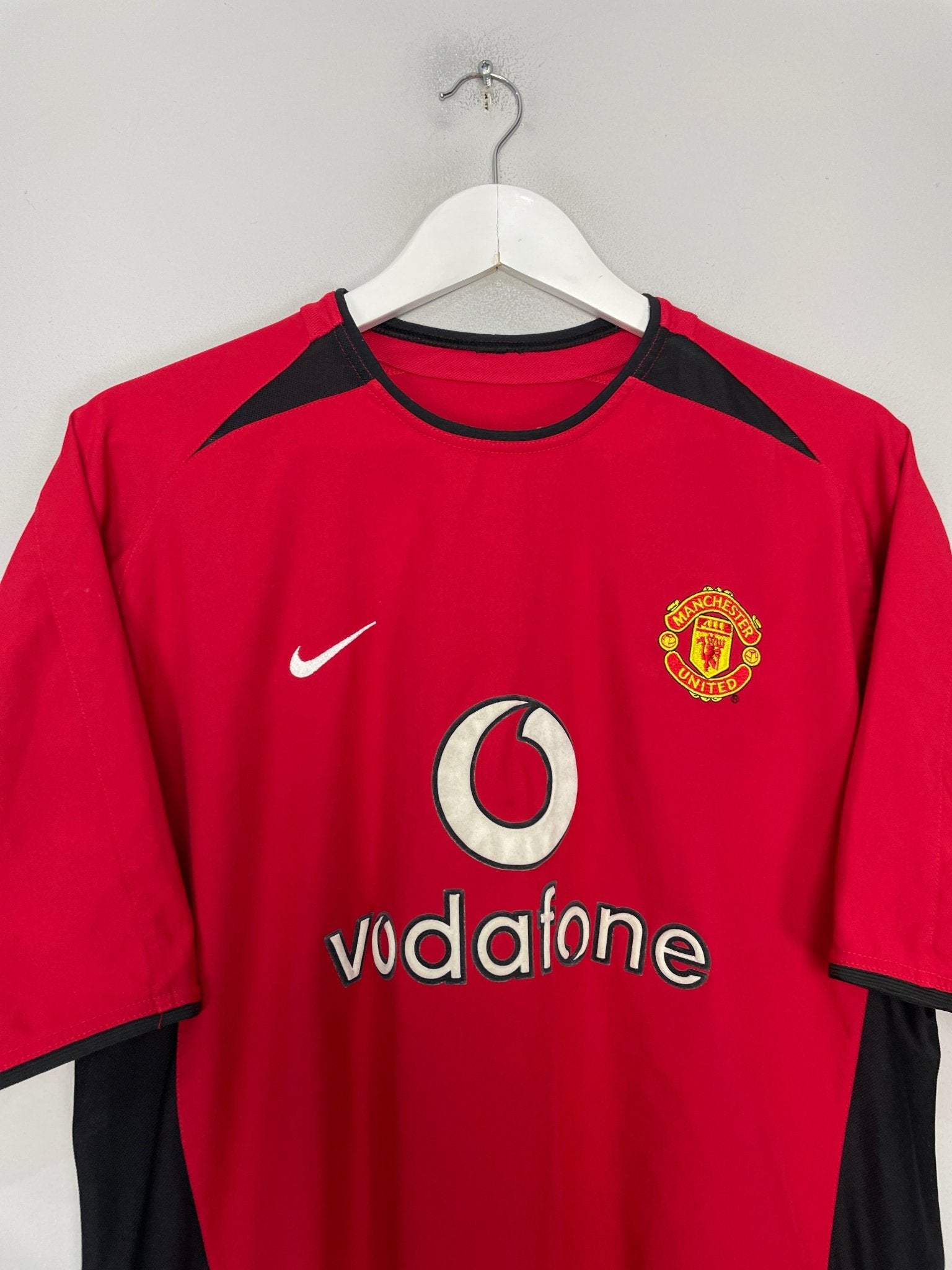 Shop 2002/04 MANCHESTER UNITED FERDINAND #6 HOME SHIRT (L) NIKE, classic football shirts, vintage football shirts & retro soccer jerseys at Cult Kits