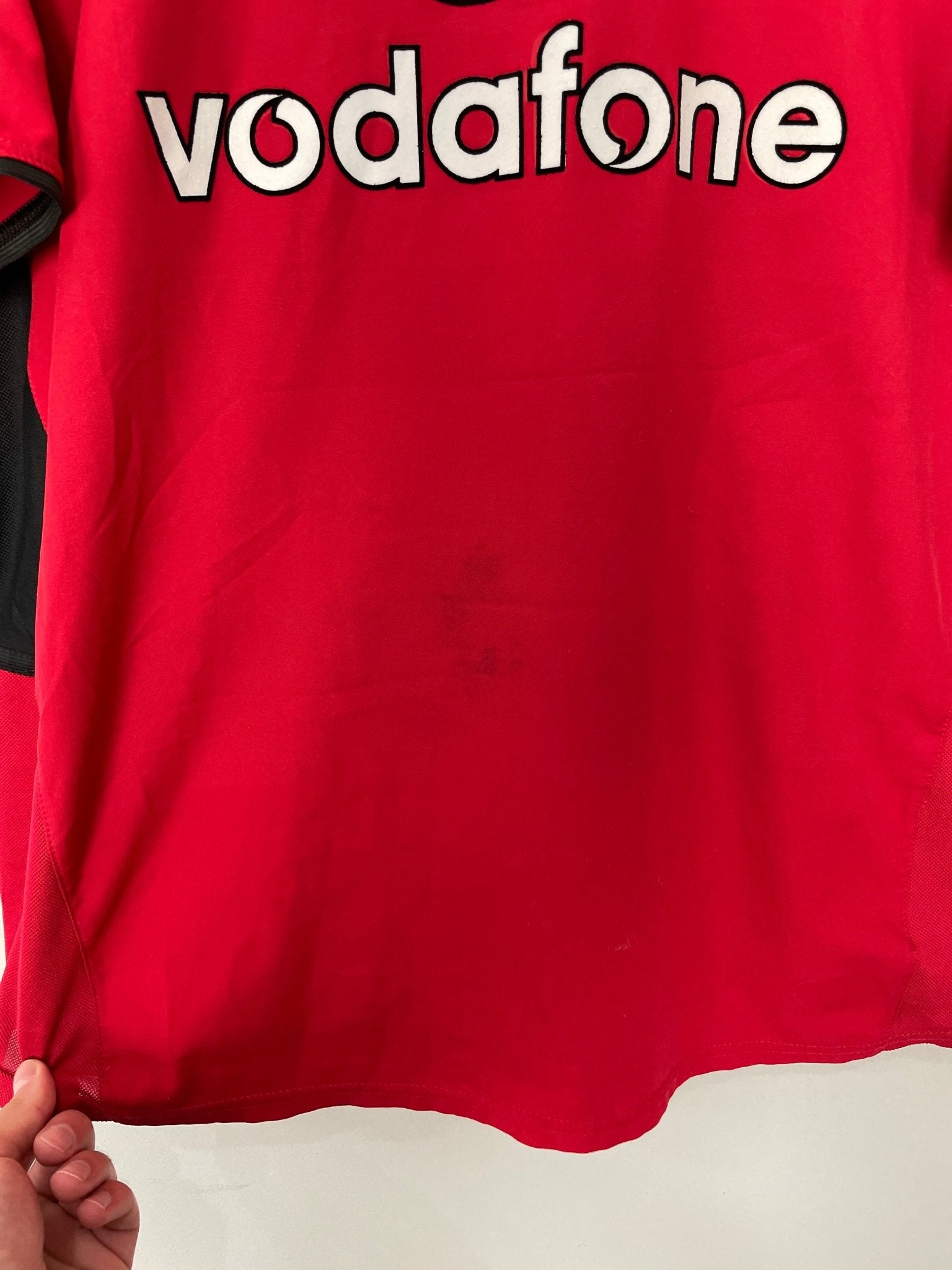 Shop 2002/04 MANCHESTER UNITED HOME SHIRT (L) NIKE, classic football shirts, vintage football shirts & retro soccer jerseys at Cult Kits
