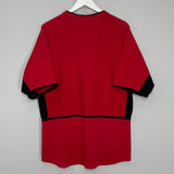 Shop 2002/04 MANCHESTER UNITED HOME SHIRT (L) NIKE, classic football shirts, vintage football shirts & retro soccer jerseys at Cult Kits