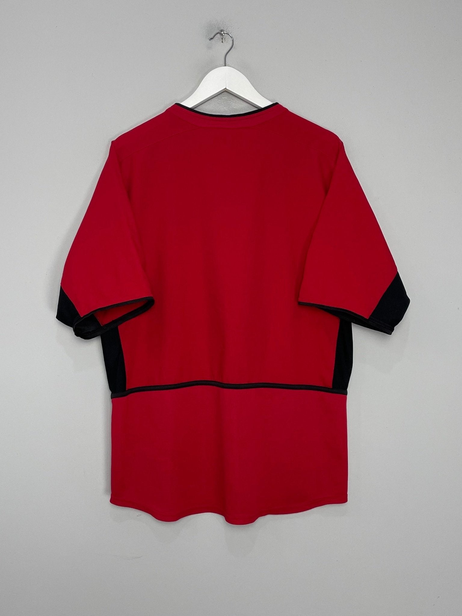 Shop 2002/04 MANCHESTER UNITED HOME SHIRT (L) NIKE, classic football shirts, vintage football shirts & retro soccer jerseys at Cult Kits