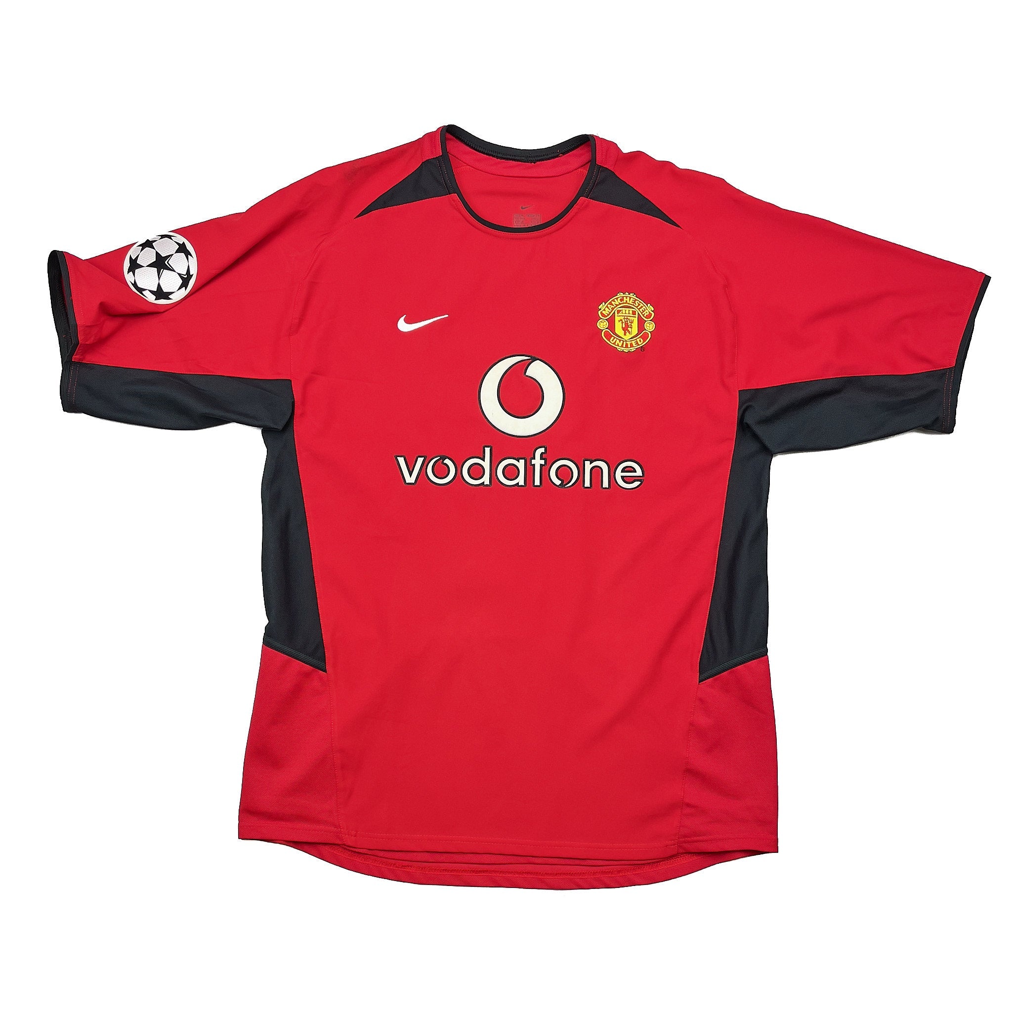 Buy 2002/04 Manchester United Keane 16 C/L Home Shirt (M) Nike ~ Free worldwide shipping ~ Authentic Vintage Football Shirts from Cult Kits