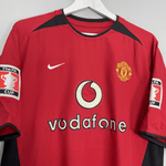 Shop 2002/04 MANCHESTER UNITED KEANE #16 FA CUP HOME SHIRT (M) NIKE, classic football shirts, vintage football shirts & retro soccer jerseys at Cult Kits