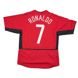Buy 2002/04 Manchester United Ronaldo 7 C/L Home Shirt (M) Nike ~ Free worldwide shipping ~ Authentic Vintage Football Shirts from Cult Kits