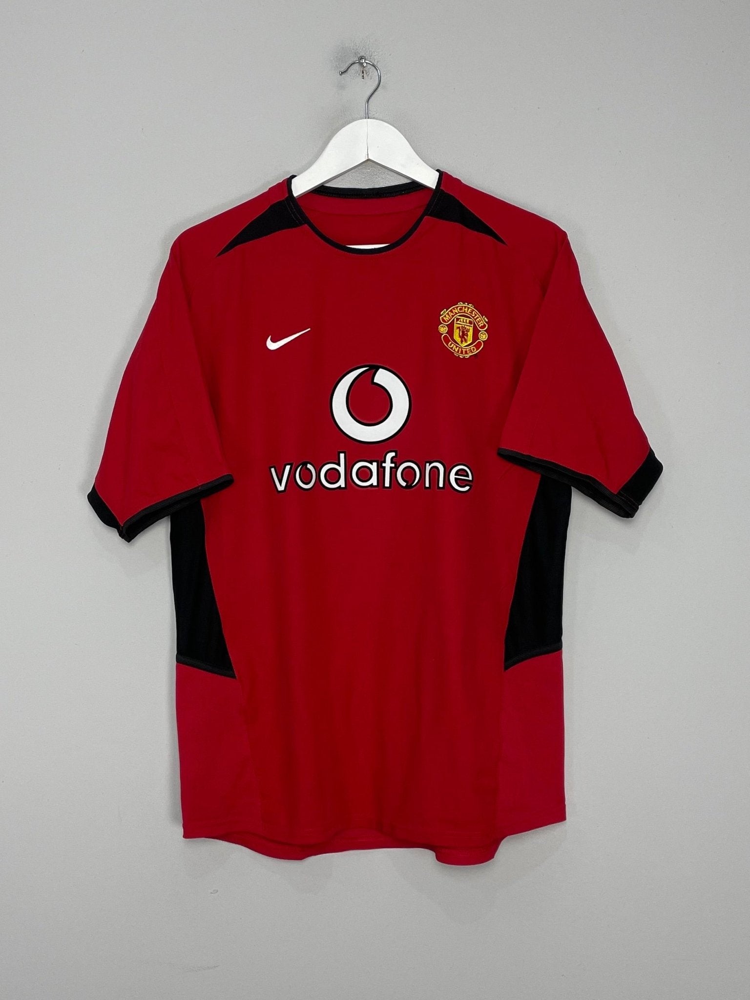 Shop 2002/04 MANCHESTER UNITED RONALDO #7 HOME SHIRT (M) NIKE, classic football shirts, vintage football shirts & retro soccer jerseys at Cult Kits