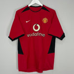 Shop 2002/04 MANCHESTER UNITED RONALDO #7 HOME SHIRT (M) NIKE, classic football shirts, vintage football shirts & retro soccer jerseys at Cult Kits