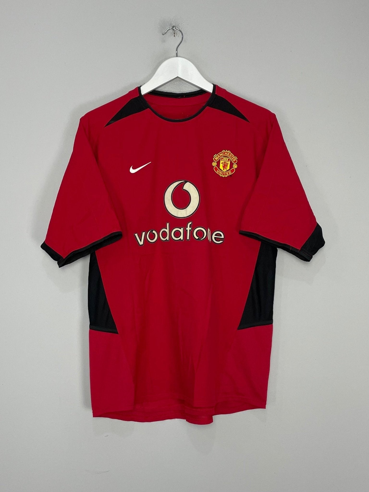 Shop 2002/04 MANCHESTER UNITED RONALDO #7 HOME SHIRT (M) NIKE, classic football shirts, vintage football shirts & retro soccer jerseys at Cult Kits