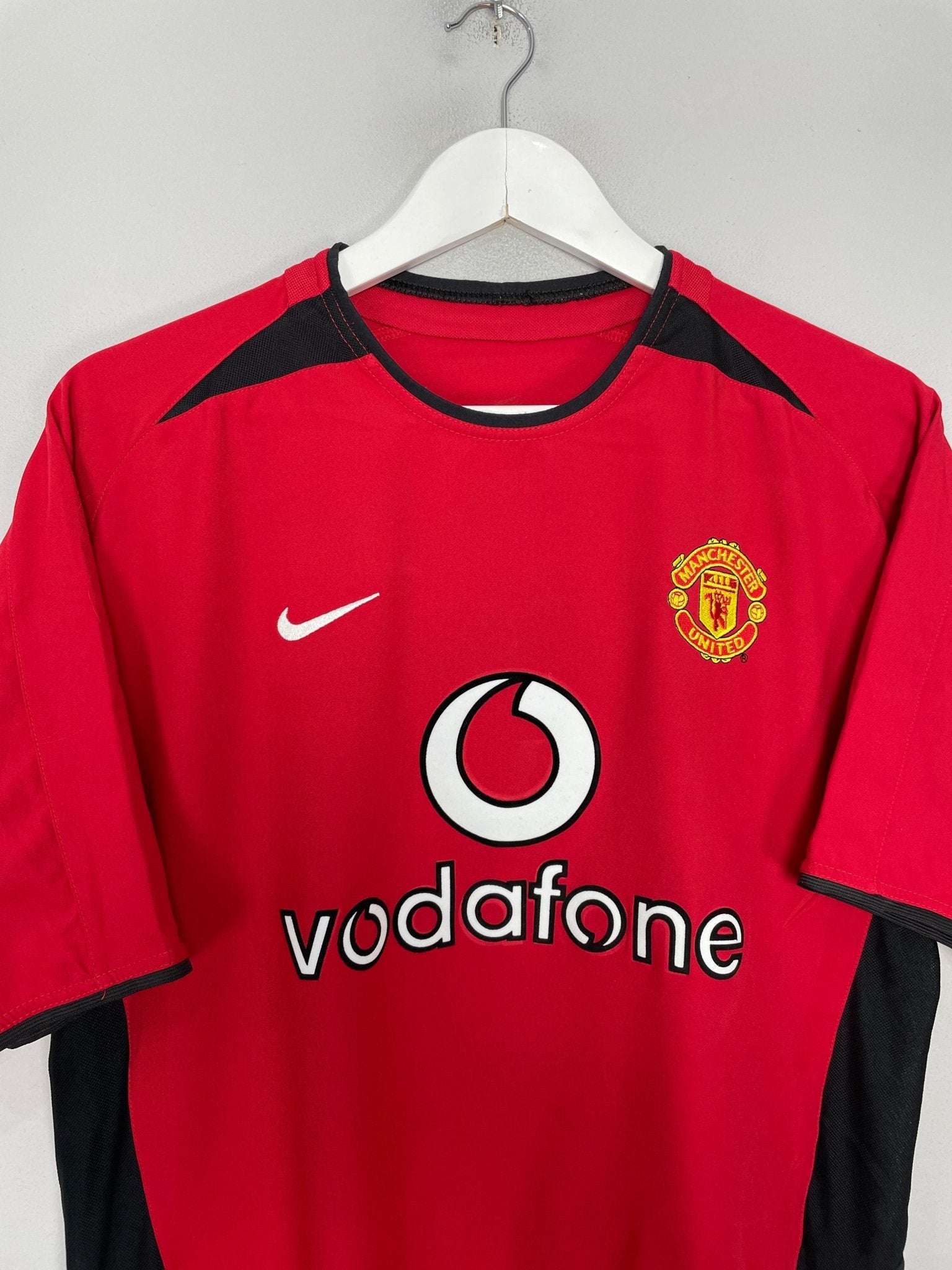 Shop 2002/04 MANCHESTER UNITED RONALDO #7 HOME SHIRT (M) NIKE, classic football shirts, vintage football shirts & retro soccer jerseys at Cult Kits
