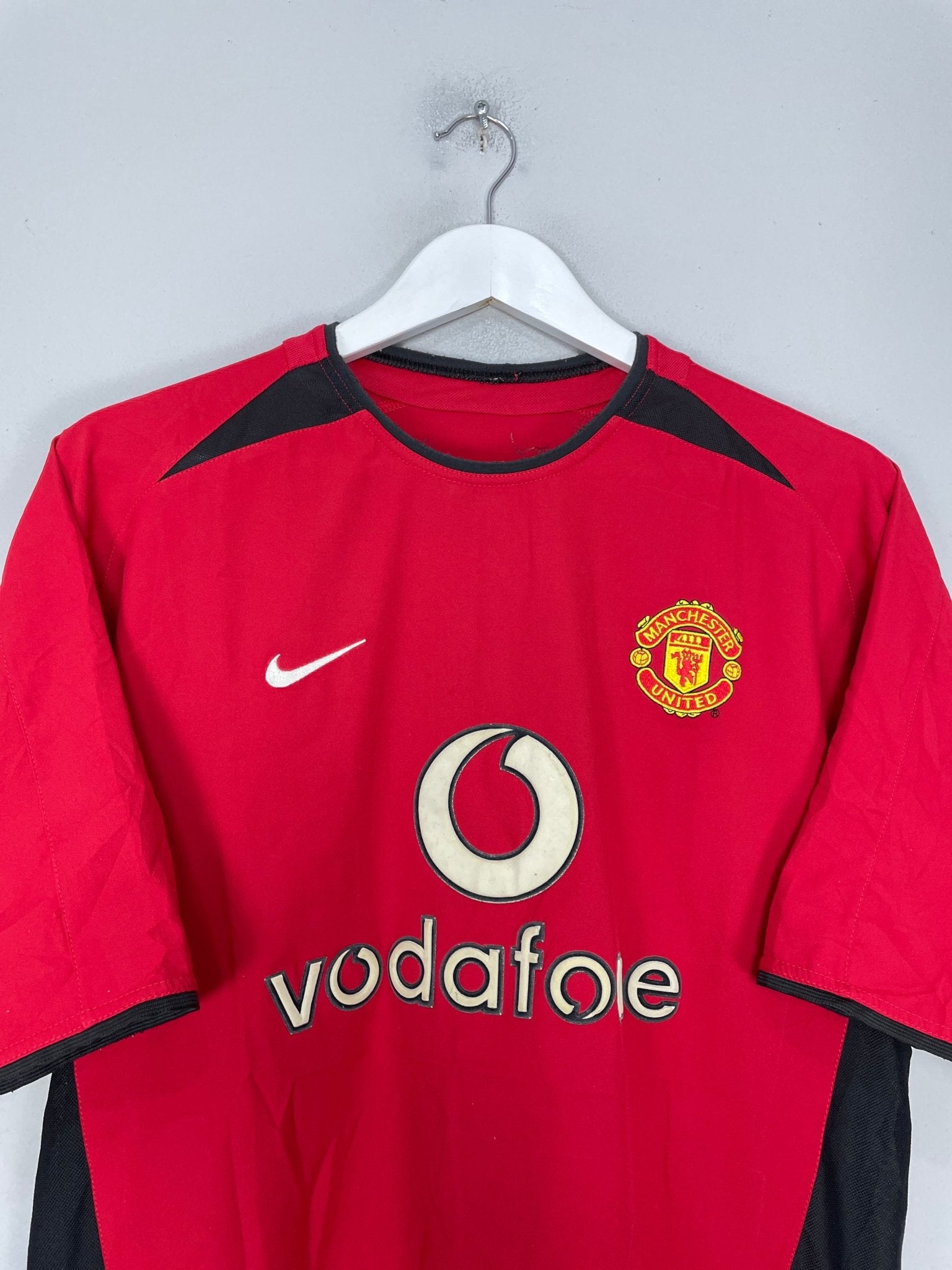 Shop 2002/04 MANCHESTER UNITED RONALDO #7 HOME SHIRT (M) NIKE, classic football shirts, vintage football shirts & retro soccer jerseys at Cult Kits