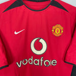 Shop 2002/04 MANCHESTER UNITED RONALDO #7 HOME SHIRT (M) NIKE, classic football shirts, vintage football shirts & retro soccer jerseys at Cult Kits