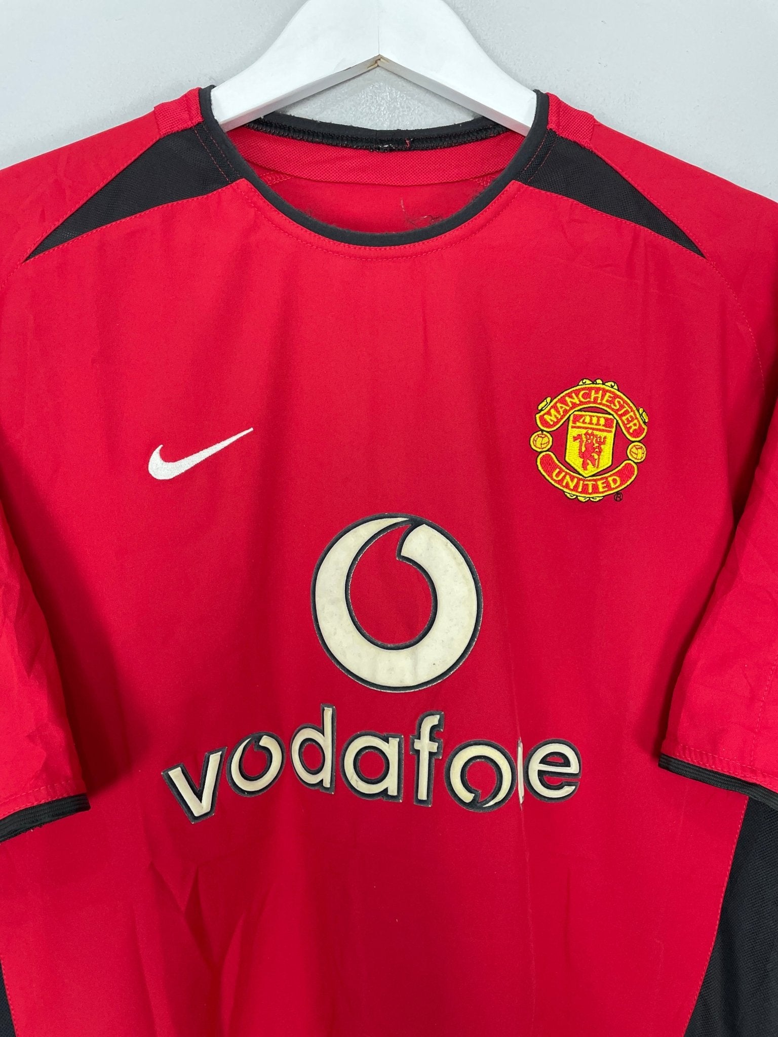 Shop 2002/04 MANCHESTER UNITED RONALDO #7 HOME SHIRT (M) NIKE, classic football shirts, vintage football shirts & retro soccer jerseys at Cult Kits