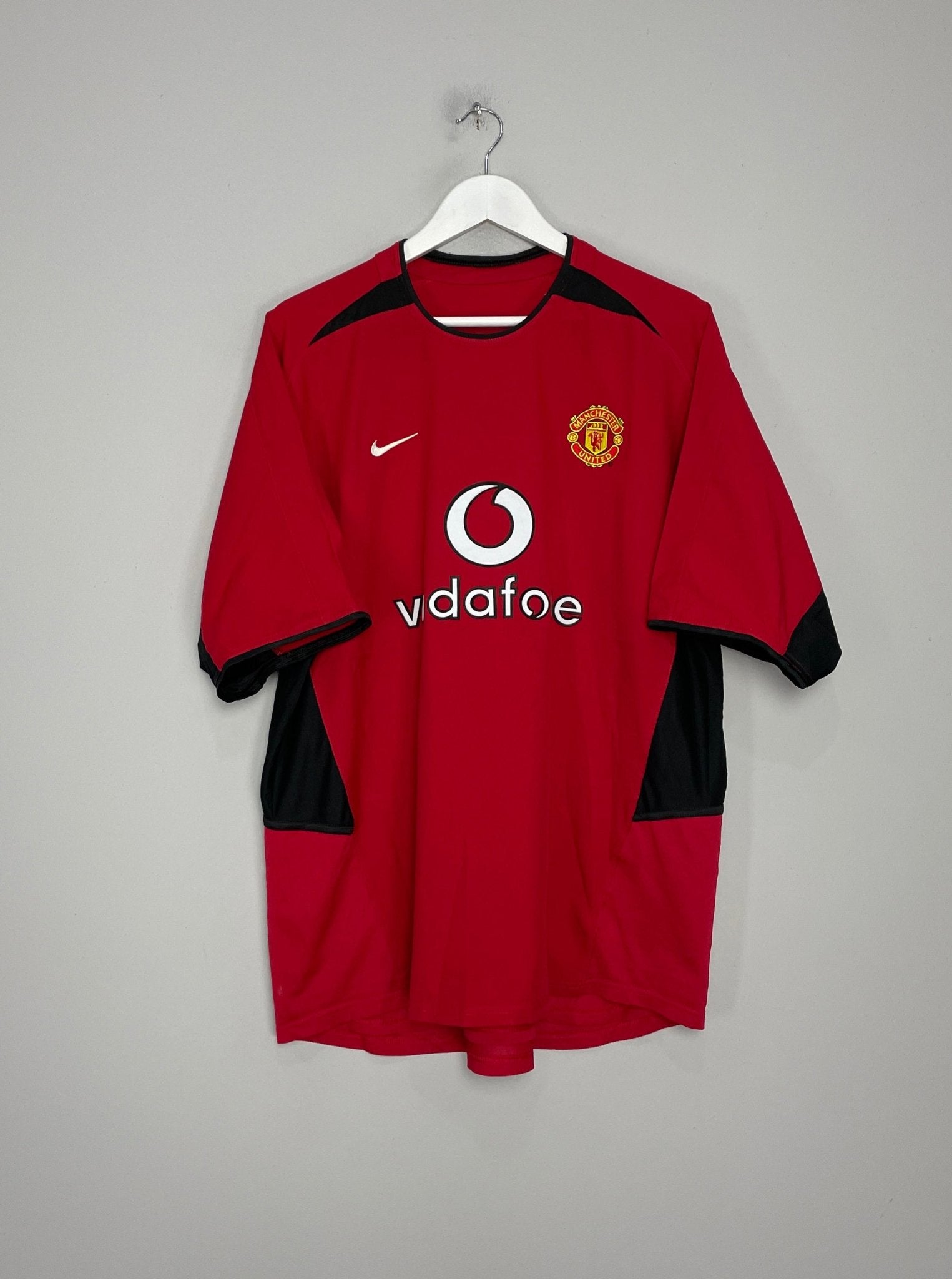 Shop 2002/04 MANCHESTER UNITED RONALDO #7 HOME SHIRT (XL) NIKE, classic football shirts, vintage football shirts & retro soccer jerseys at Cult Kits