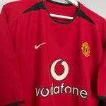 Shop 2002/04 MANCHESTER UNITED RONALDO #7 HOME SHIRT (XL) NIKE, classic football shirts, vintage football shirts & retro soccer jerseys at Cult Kits