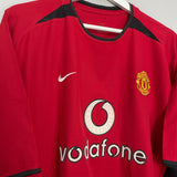 Shop 2002/04 MANCHESTER UNITED RONALDO #7 HOME SHIRT (XL) NIKE, classic football shirts, vintage football shirts & retro soccer jerseys at Cult Kits