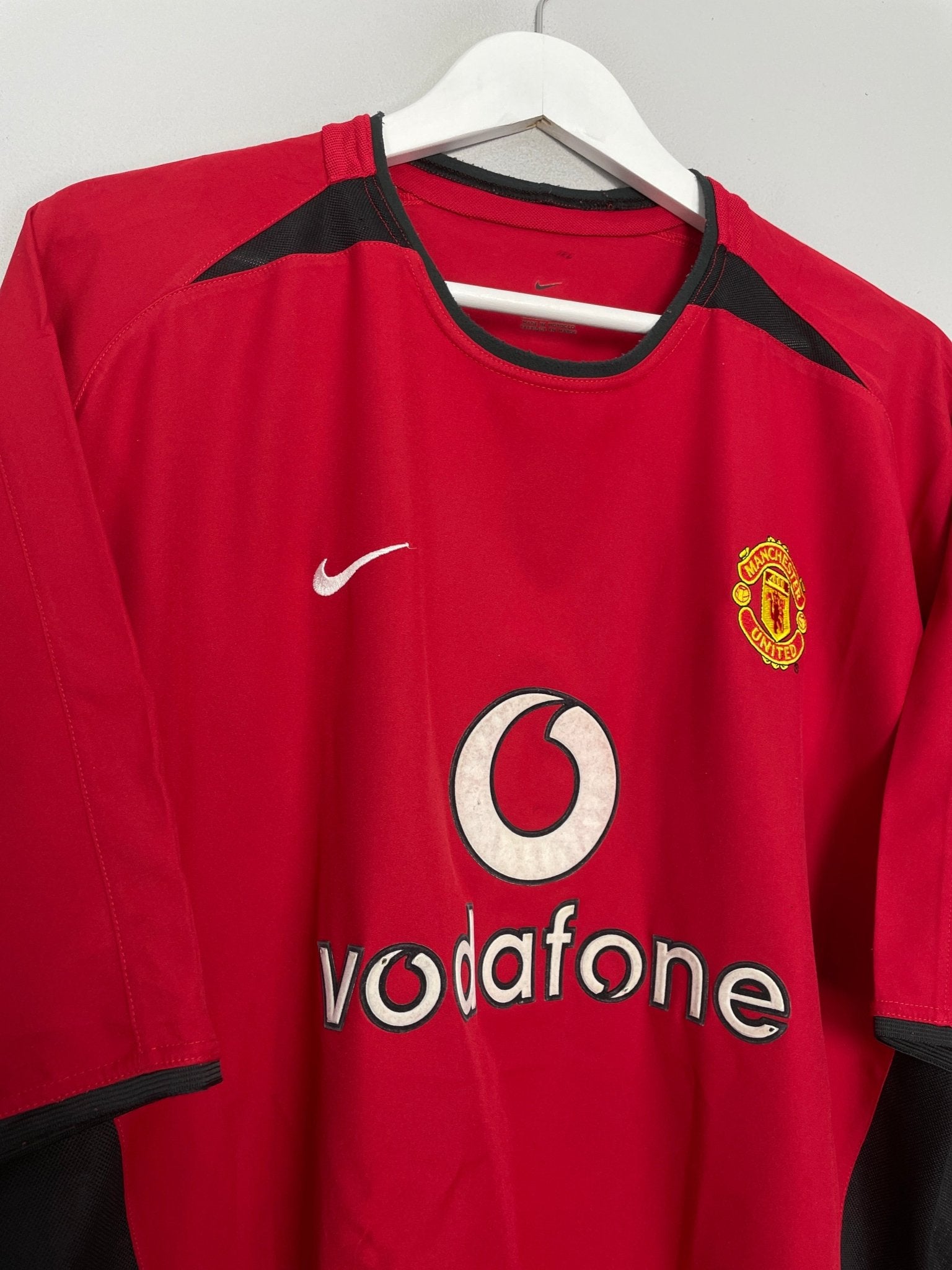 Shop 2002/04 MANCHESTER UNITED RONALDO #7 HOME SHIRT (XL) NIKE, classic football shirts, vintage football shirts & retro soccer jerseys at Cult Kits
