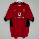 Shop 2002/04 MANCHESTER UNITED RONALDO #7 HOME SHIRT (XL) NIKE, classic football shirts, vintage football shirts & retro soccer jerseys at Cult Kits