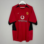 Shop 2002/04 MANCHESTER UNITED RONALDO #7 HOME SHIRT (XL) NIKE, classic football shirts, vintage football shirts & retro soccer jerseys at Cult Kits